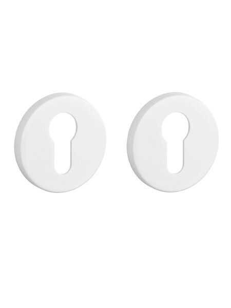 Aprile cilinderplaatjes rond Ø 53x7mm wit