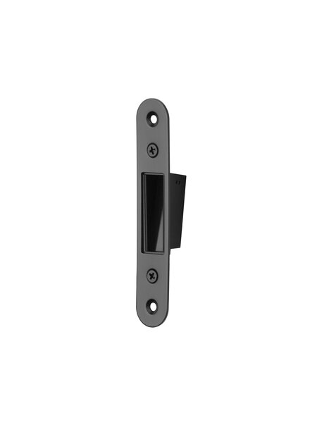 Verstelbare sluitplaat 2870 - 122 x 22mm - mat zwart