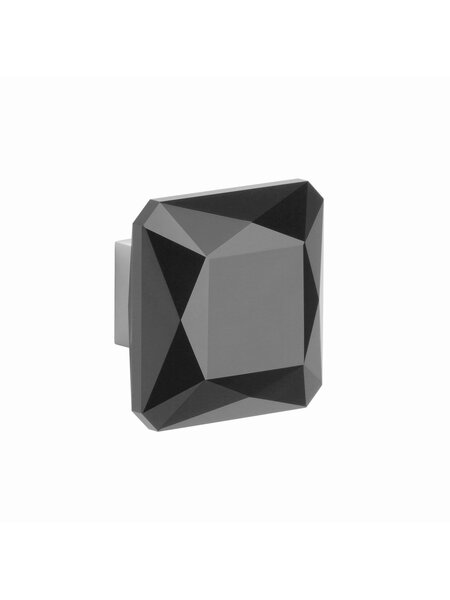 Aprile meubelknop 1065-M - Gepolijst Chrome / zwart Crystal