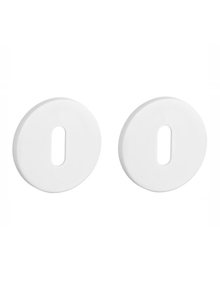 Aprile Witte Aprile sleutelplaatjes rond Ø 52x5mm