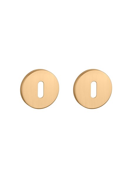 Aprile Aprile sleutelplaatjes rond Ø 52x7mm mat Goud
