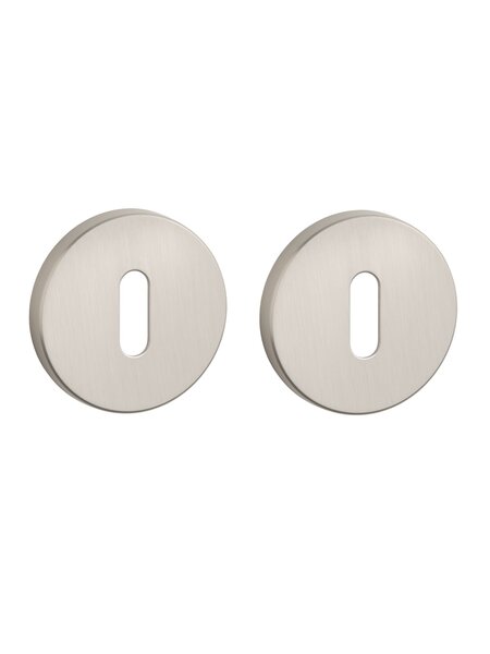 Aprile Aprile sleutelplaatjes rond Ø 52x7mm mat nikkel