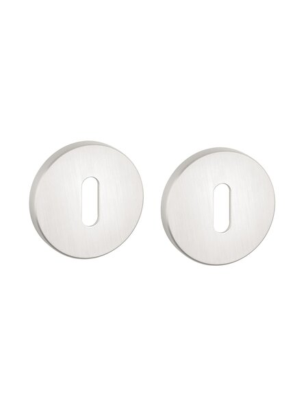 Aprile APRILE sleutelplaatjes rond Ø 52x7mm - Silver Pearl