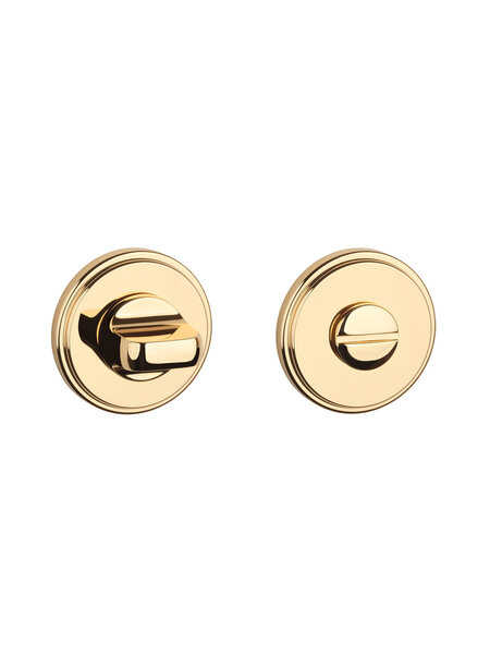 APRILE Premium WC garnituur rond - Goud gepolijst