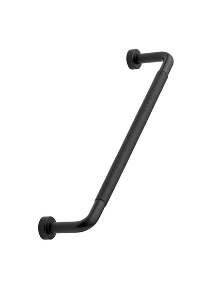 Furnipart Meubelgreep LOUNGE - mat zwart & zwart leer
