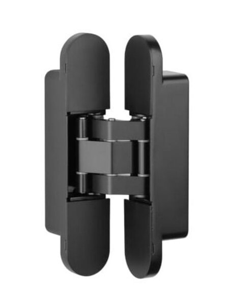 STERK Onzichtbaar 3D Scharnier mat zwart - 135x28mm  - 60kg