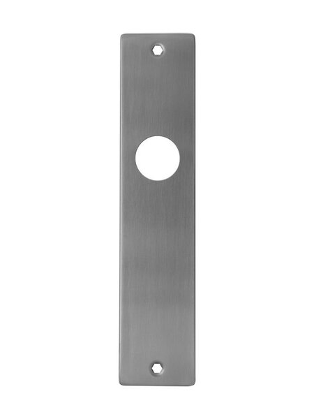 In-Door Inox renovatie schild rechthoekig 245x53x9mm blind