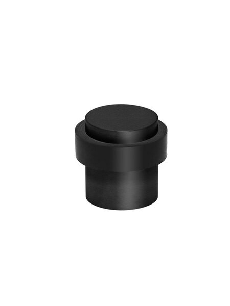 Artitec Zwarte ronde deurstopper vloermontage Ø 30mm