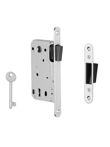 Aprile Magneetslot 2867 sleutelgat 90mm - 196x18mm - gepolijst Chrome