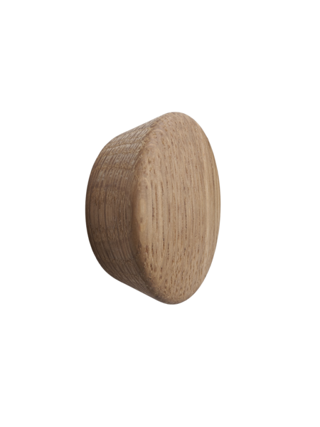 Furnipart Eikenhouten meubelknop BERET Ø 45mm bruin
