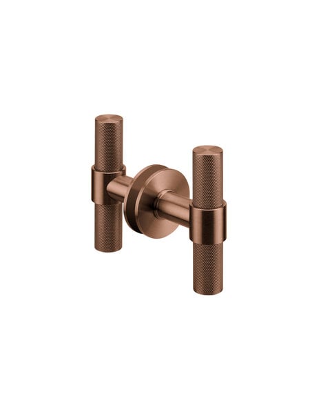 JNF Architectural Hardware Paar JNF deurknoppen voor glazen deuren - Koper PVD