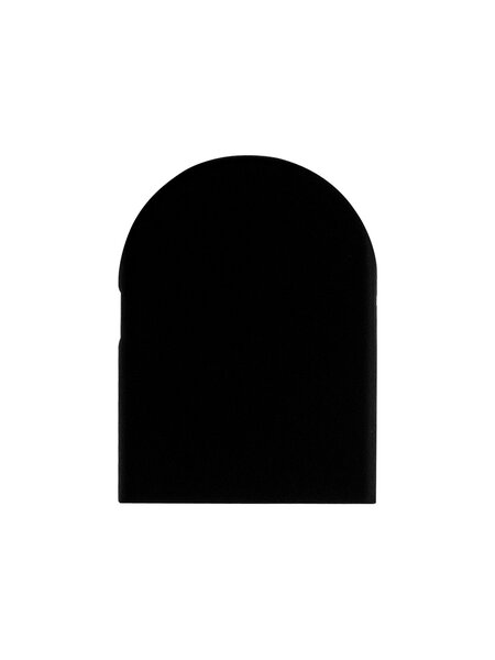 JAIROL Afdekkap voor Jairol onzichtbaar scharnier 111x29mm - mat zwart (stuk)