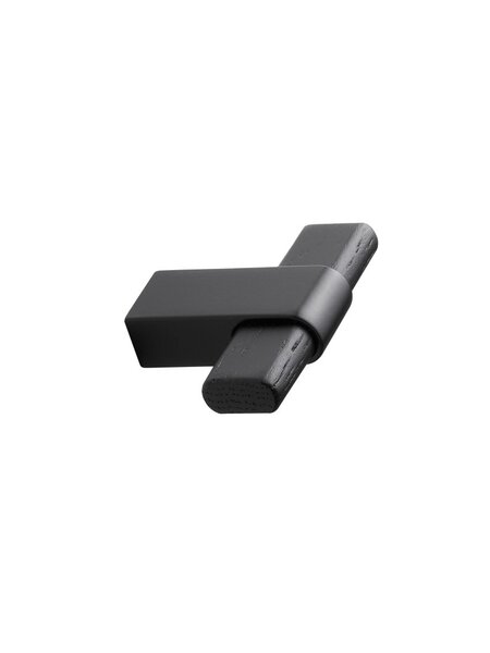 Furnipart Meubelknop CROSSING 50 mm  zwart hout - zwart