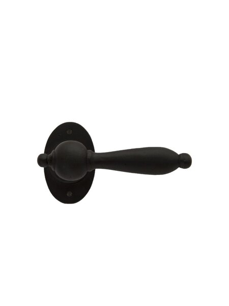 Dauby Paar deurklink BE1212/R1508 BDC zwart (N) zonder BB 115mm