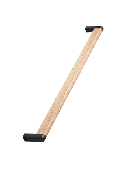 Furnipart Meubelgreep CROSSING 320 mm  hout-zamak/bruin - zwart