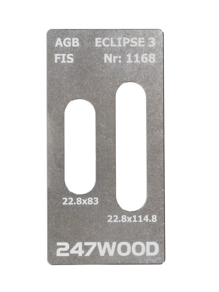 247WOOD 247WOOD inlegplaat AGB ECLIPSE 3.0 - 115x23mm