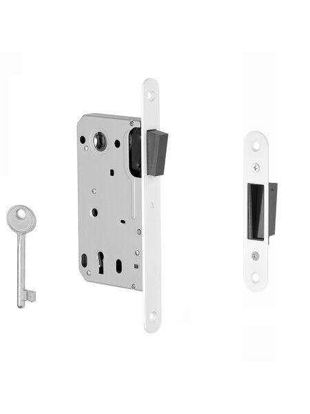 Aprile Magneetslot 2867 sleutelgat 90mm - 196x18mm - mat wit