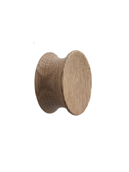 Furnipart Eikenhouten meubelknop PULLEY Ø 45mm