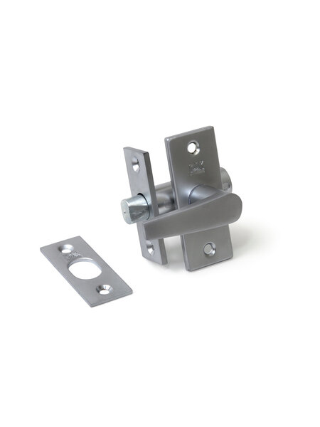 Dulimex Insteekgrendel met sluitplaat lengte 70 mm zilvergrijs