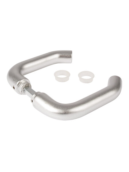 LOCINOX Paar aluminium deurklinken3006D voor opbouwslot Locinox
