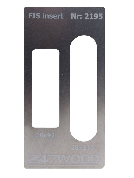 247WOOD Inlegplaat FIS freesmal Aprile 3D-scharnier 135x28mm