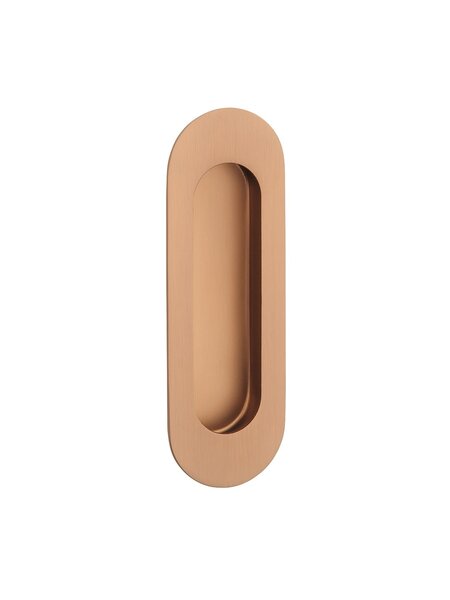 STERK Schuifdeurkom 1717 - ovaal 120 x 40 mm - Copper PVD