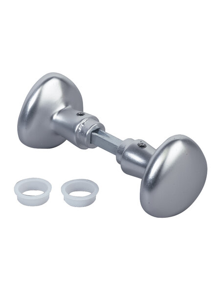 LOCINOX Paar aluminium deurknoppen 3006R voor opbouwslot Locinox