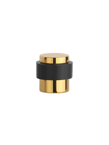 STERK Deurstopper 1719 - vloer Ø 30x30mm goud PVD