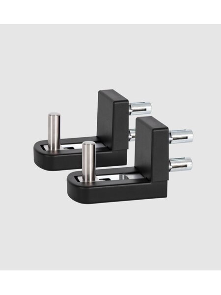 LOCINOX Scharnier 2- dimensioneel 90° regelbaar NOSHEHINGE-A- QF - 2 stuks