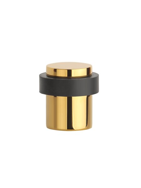 STERK Deurstopper 1718 - vloer Ø 38x40 mm goud PVD