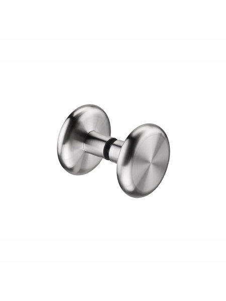 JNF Architectural Hardware Paar deurknoppen voor glazen deur - inox PVD