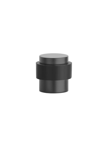 STERK Deurstopper 1719 - vloer Ø 30x30 mm mat zwart