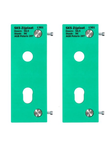 247WOOD SKS Zijplaten Set 50,5 mm / PC 96 mm voor AGB Polaris 2XT