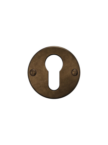 CRAFINO CRAFINO cilinderplaatjes rond MOON & TERRA - Craft Bronze - Ø50 mm - Per paar