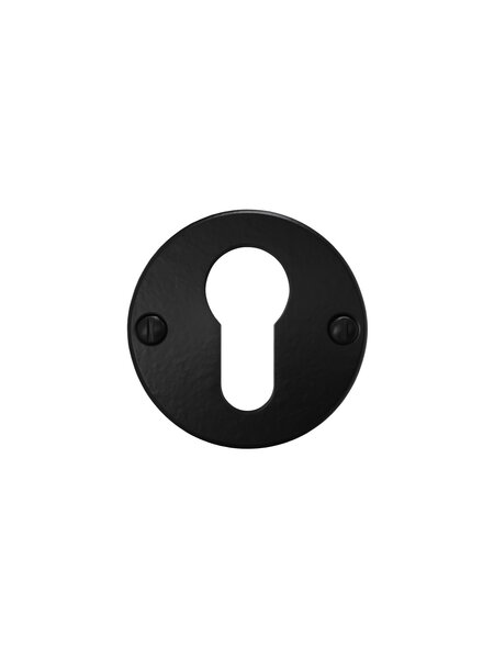 CRAFINO CRAFINO cilinderplaatjes rond MOON & TERRA - Craft Black - Ø50 mm - Per paar