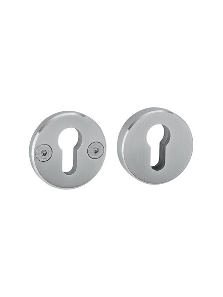 JNF Architectural Hardware Paar JNF veiligheidsrozetten voor cilinder – Inox satijn