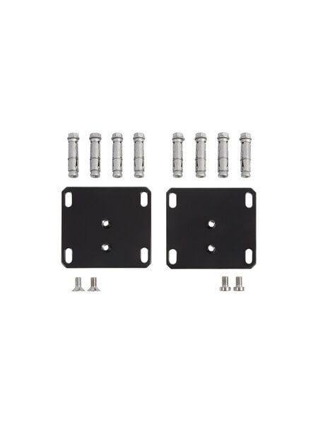LOCINOX Muur bevestiging set INTERIO WALL voor onzichtbare poortsluiter