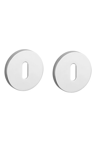 STILE STILE sleutelplaatjes rond Ø 53x7mm Chroom gepolijst