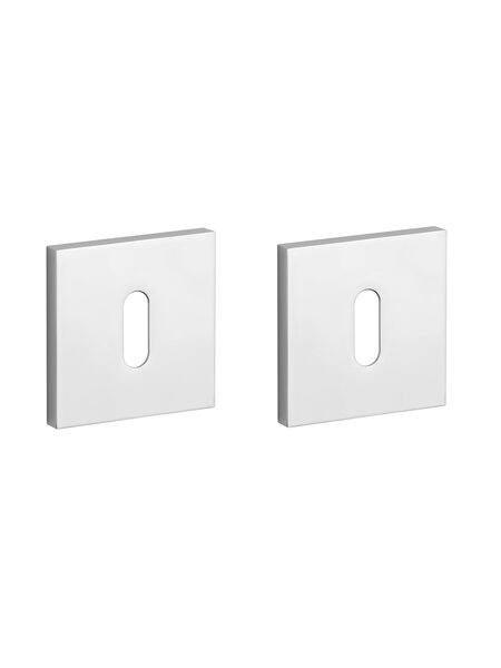 STILE Stile sleutelplaatjes vierkant 53x53x7mm Chroom gepolijst