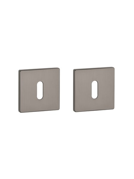 Aprile Aprile sleutelplaatjes vierkant 52x52x5mm Grafiet