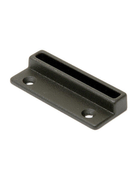 Dulimex Zwart raamboomplaatje 74x30 mm zamac