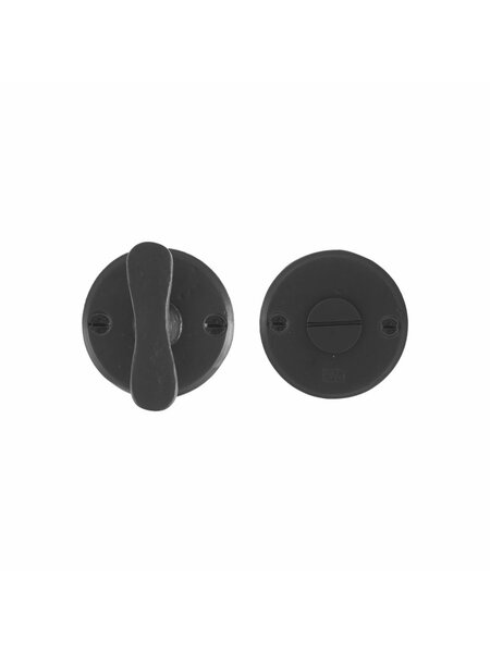 Dauby Set toilet WC - 50/8mm - verouderd ijzer - zwart