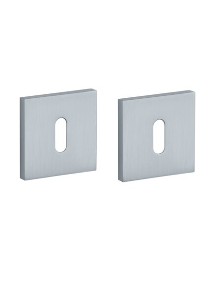 STILE Stile sleutelplaatjes vierkant 53x53x7mm mat Chroom