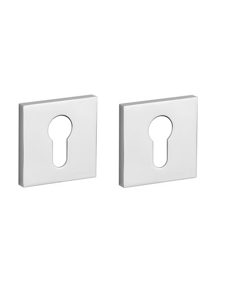 STILE Stile cilinderplaatjes vierkant 53x53x7mm Chroom gepolijst