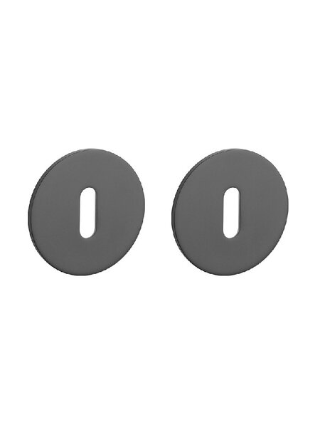 STERK Zwarte sleutelplaatjes OVAL 1710 - Ultra dun 3mm