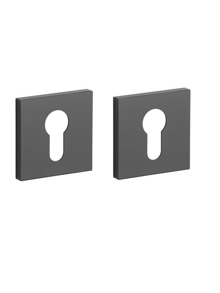 STILE Zwarte STILE cilinderplaatjes vierkant 53x53x7mm
