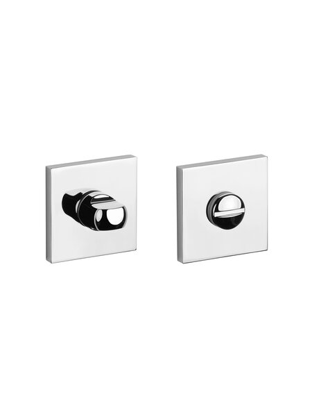 STILE Stile WC garnituur vierkant 53x53x7mm Chroom gepolijst