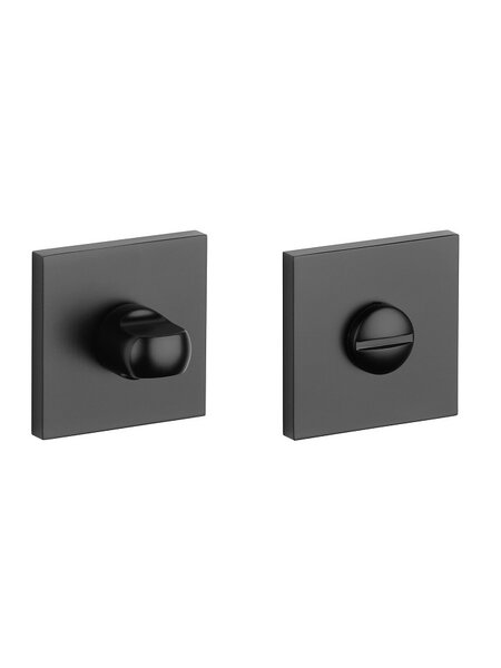 STILE STILE zwart WC garnituur vierkant 53x53x7mm