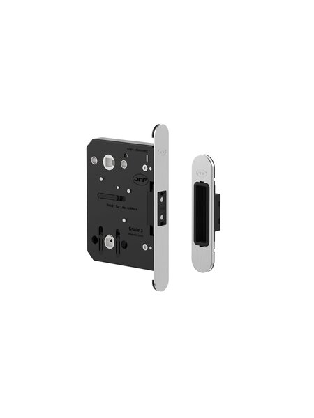 JNF Architectural Hardware JNF MAGNACORE magneetslot 2-in-1 sleutel/WC – Inox satijn