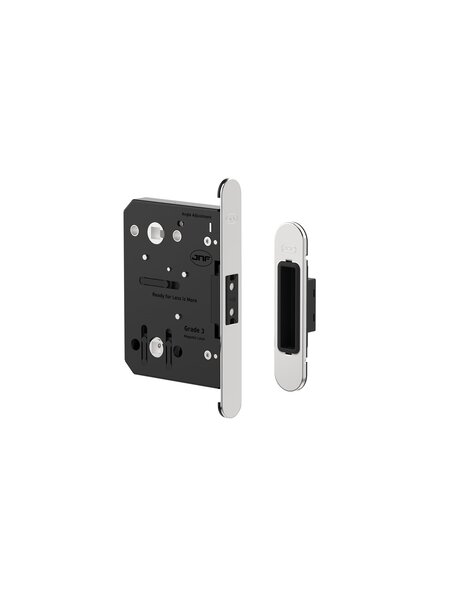 JNF Architectural Hardware JNF MAGNACORE magneetslot 2-in-1 sleutel/WC – Inox gepolijst